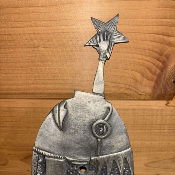 L.D.Rumm Metal Art Design Light Switch Plate Child Decor Rocket Space Bedroom - Picture 2 of 5